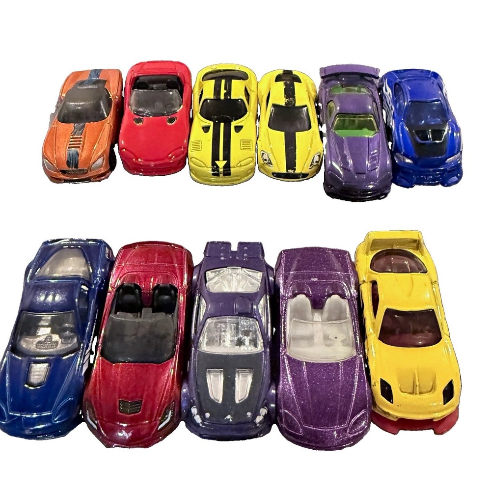 Hot Wheels Matchbox Dodge Viper Corvette RX7 Lot Diecast 1:64 Muscle Cars 11pc